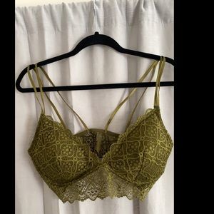 Never worn green bralette